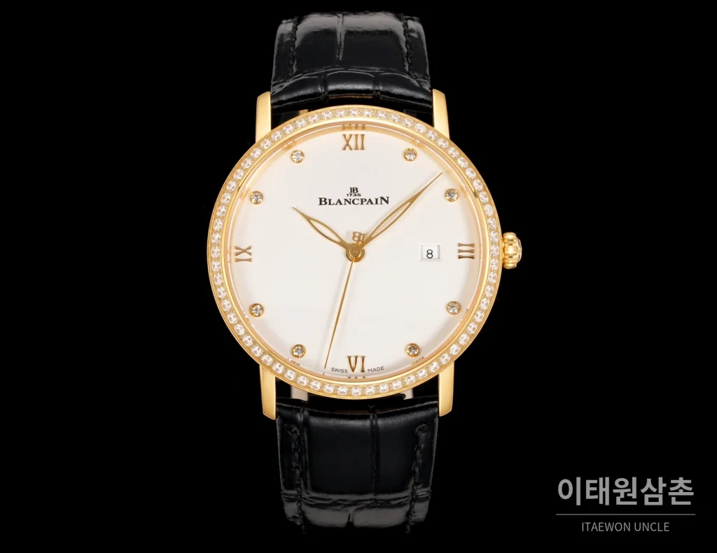 블랑팡 빌레레 울트라슬림 악어가죽벤드 오토매틱 40mm