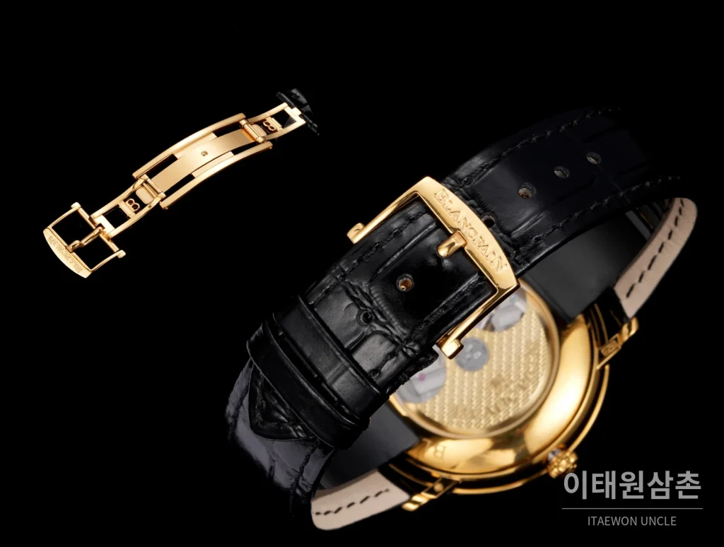 블랑팡 빌레레 울트라슬림 악어가죽벤드 오토매틱 40mm