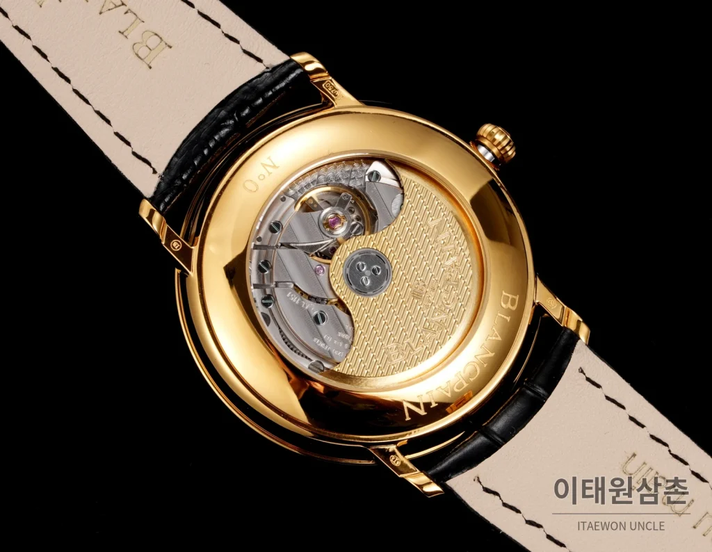 블랑팡 빌레레 울트라슬림 악어가죽벤드 오토매틱 40mm