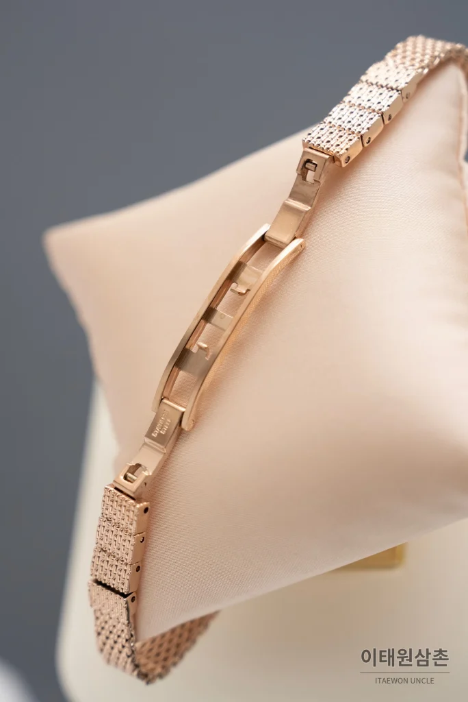 부쉐론 세르펭 보헴 로즈골드베젤 로즈골드다이얼 쿼츠 워치 23mm (2)