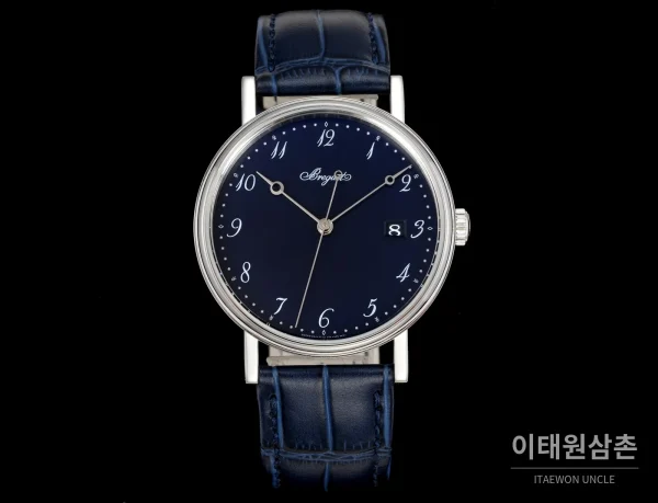브레게 클래식 5177 에나멜 다이얼 블루핸즈 오토매틱 38mm 화이트 브레게 클래식 5177 에나멜 다이얼 블루핸즈 오토매틱 38mm 화이트