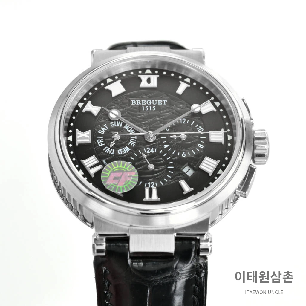 브레게 마린 선레이블루 다이얼 오토매틱 40mm (5)