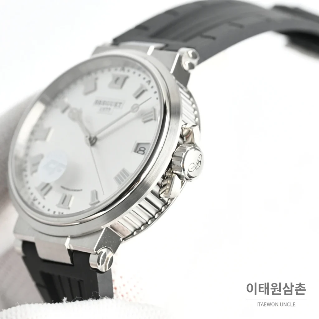 브레게 마린 선레이블루 다이얼 오토매틱 40mm (2)