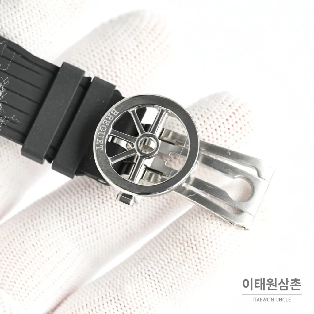 브레게 마린 선레이블루 다이얼 오토매틱 40mm (2)