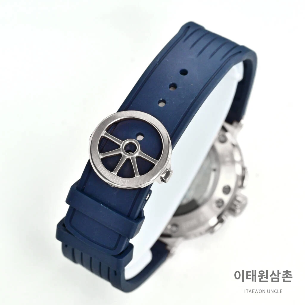브레게 마린 선레이블루 다이얼 오토매틱 40mm (3)