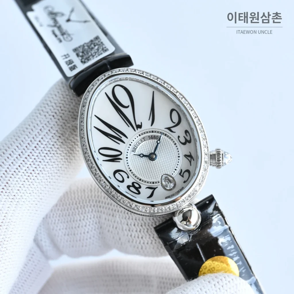 브레게 레인드네이플 18K 골드도금 자개다이얼 오토매틱 여성시계 33mm