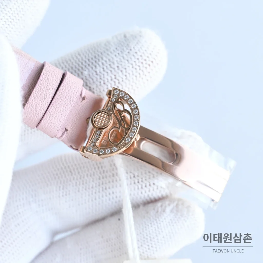 브레게 레인드네이플 18K 골드도금 자개다이얼 오토매틱 여성시계 33mm