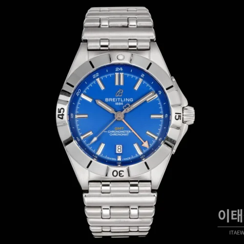 브라이틀링 크로노맷 오토매틱 GMT 40 블루다이얼 스틸 브레이슬릿 40mm 브라이틀링 크로노맷 오토매틱 GMT 40 블루다이얼 스틸 브레이슬릿 40mm