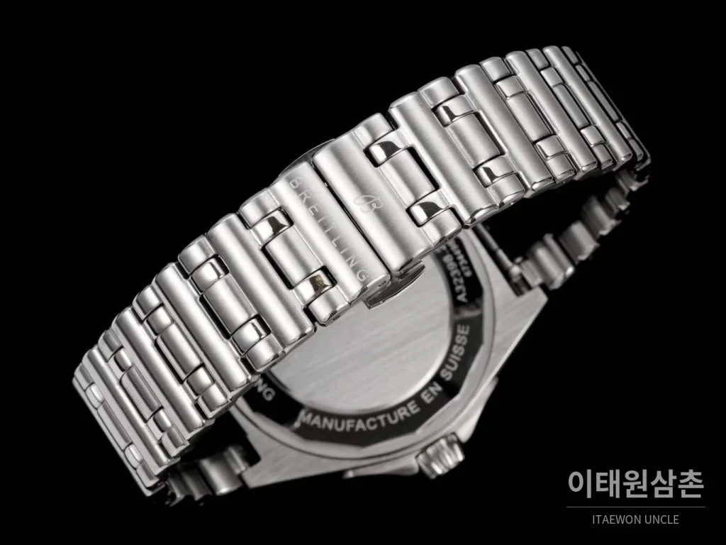 브라이틀링 크로노맷 오토매틱 GMT 40 블루다이얼 스틸 브레이슬릿 40mm (2)