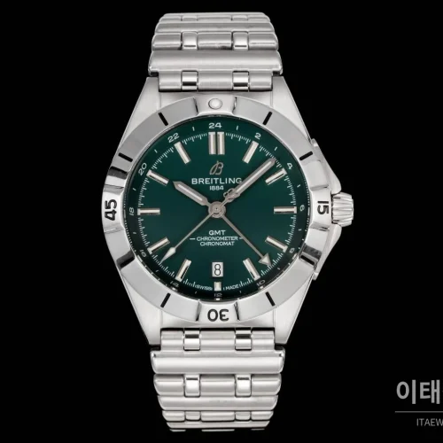 브라이틀링 크로노맷 오토매틱 GMT 40 다크그린다이얼 스틸 브레이슬릿 40mm (3) 브라이틀링 크로노맷 오토매틱 GMT 40 다크그린다이얼 스틸 브레이슬릿 40mm (3)
