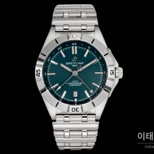 브라이틀링 크로노맷 오토매틱 GMT 40 다크그린다이얼 스틸 브레이슬릿 40mm 브라이틀링 크로노맷 오토매틱 GMT 40 다크그린다이얼 스틸 브레이슬릿 40mm