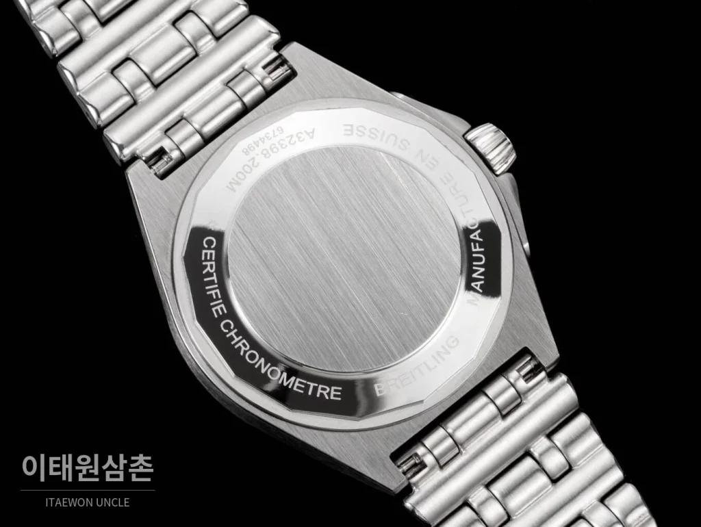 브라이틀링 크로노맷 오토매틱 GMT 40 다크그린다이얼 스틸 브레이슬릿 40mm (2)