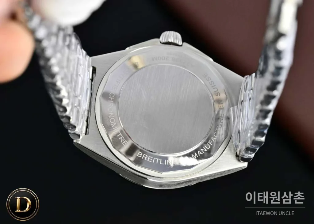 브라이틀링 크로노맷 GMT 스틸 컬러다이얼 듀얼타임 오토매틱 40mm A32398101M1A1 스틸 브레이슬릿