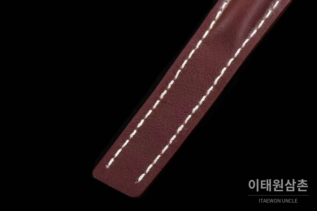 브라이틀링 내비타이머 1 스틸 블랙다이얼 크로노그래프 오토매틱 41mm 브라운 가죽 스트랩 로즈골드 베젤