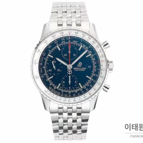 브라이틀링 내비타이머 항공 슬라이드룰 크로노그래프 오토매틱 43mm 블랙 / 화이트 브라이틀링 내비타이머 항공 슬라이드룰 크로노그래프 오토매틱 43mm 블랙 / 화이트