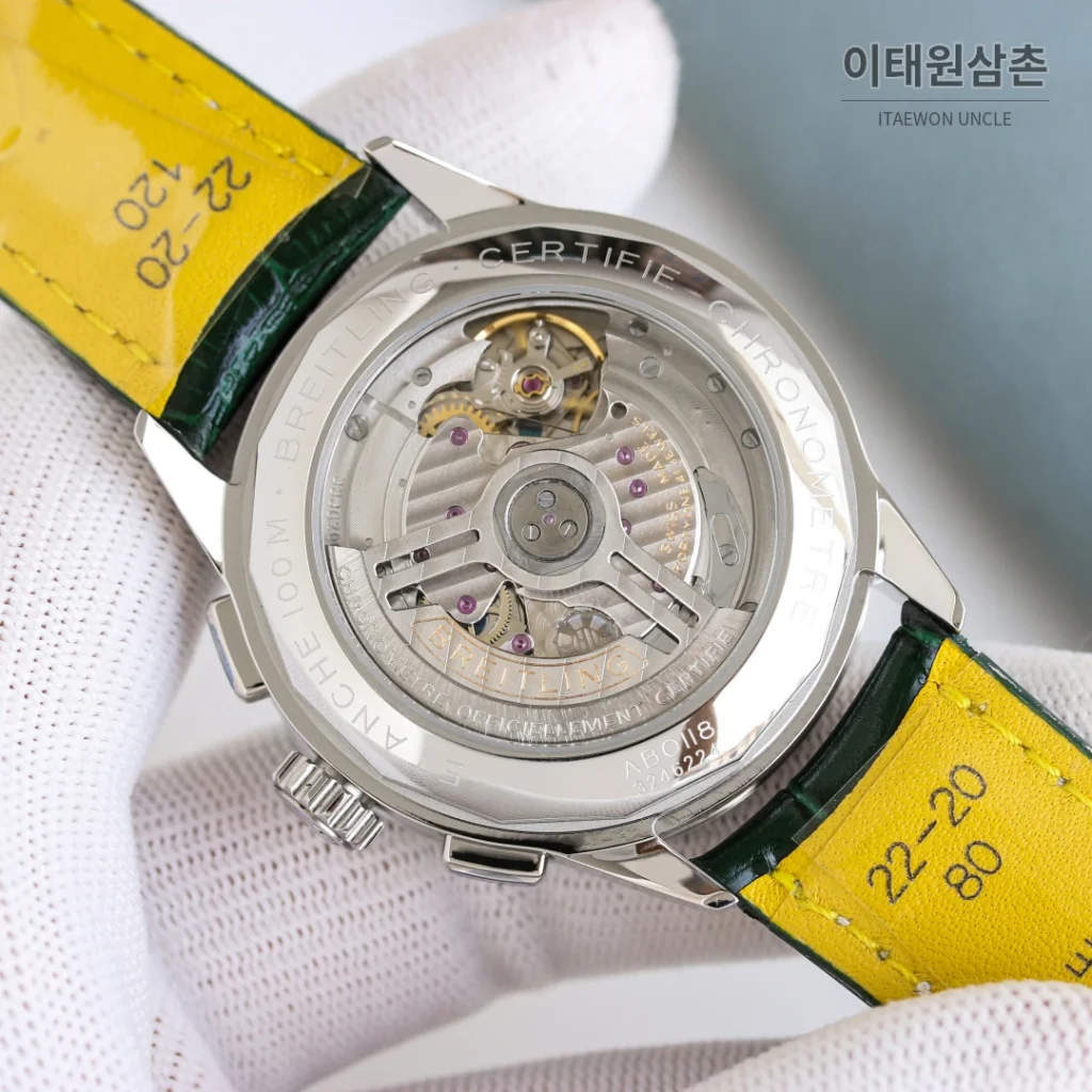 브라이틀링 프리미어 B01 크로노그래프 실버다이얼 오토매틱 42mm (2)