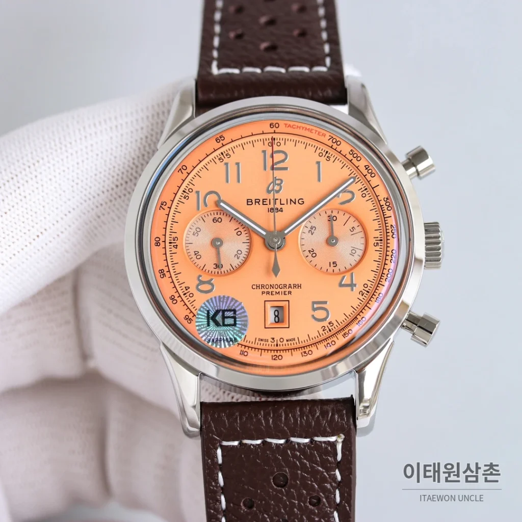 브라이틀링 프리미어 B01 스틸 크로노그래프 오토매틱 42mm