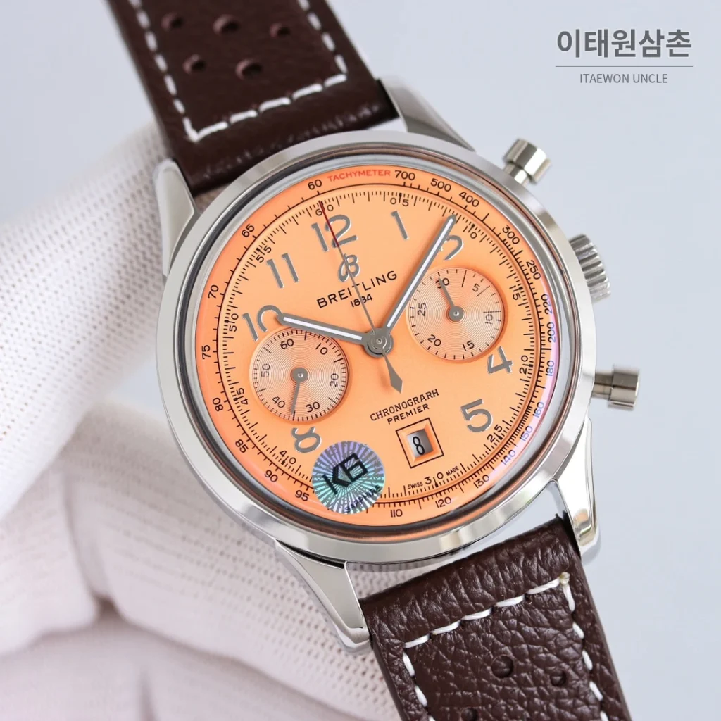 브라이틀링 프리미어 B01 스틸 크로노그래프 오토매틱 42mm