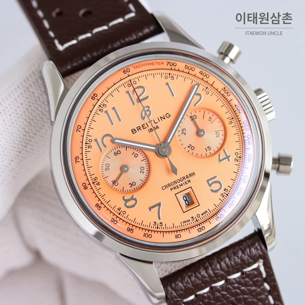 브라이틀링 프리미어 B01 스틸 크로노그래프 오토매틱 42mm