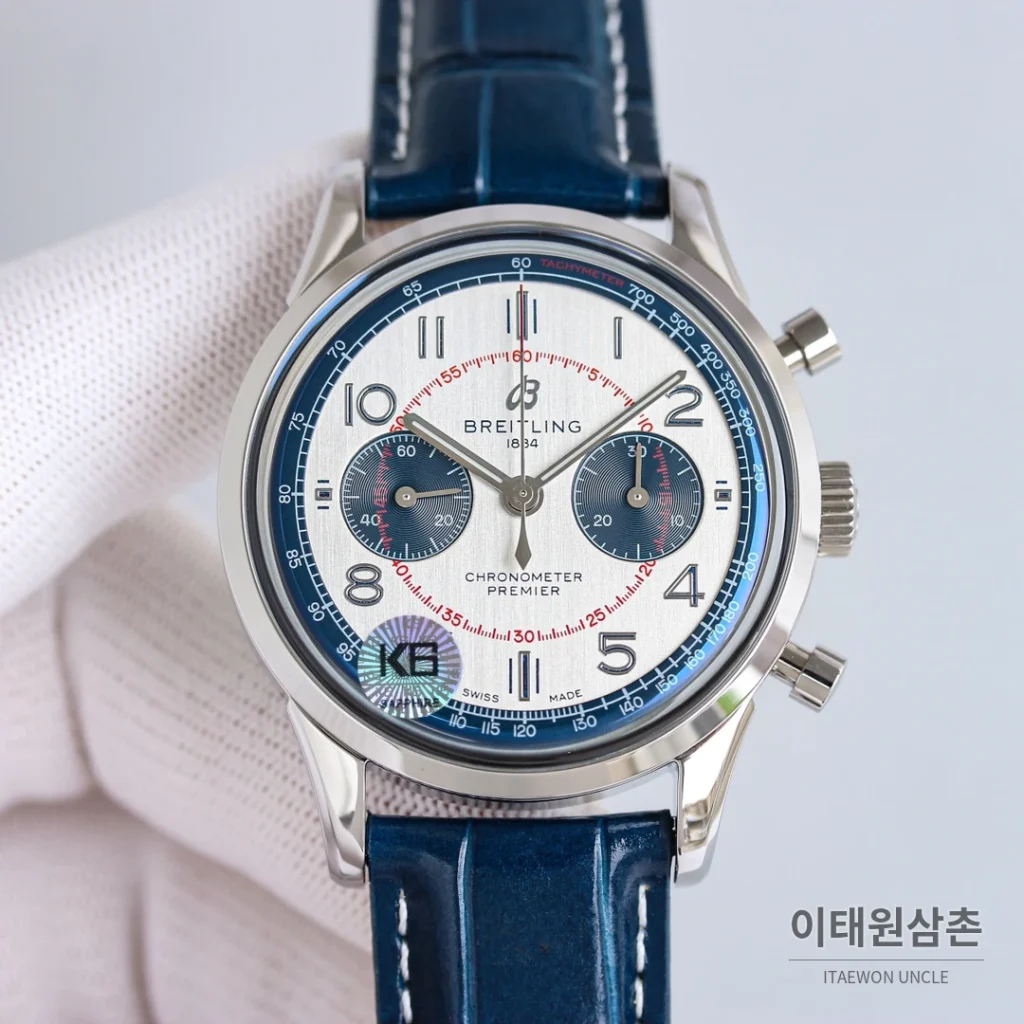 브라이틀링 프리미어 B01 스틸 크로노그래프 오토매틱 42mm