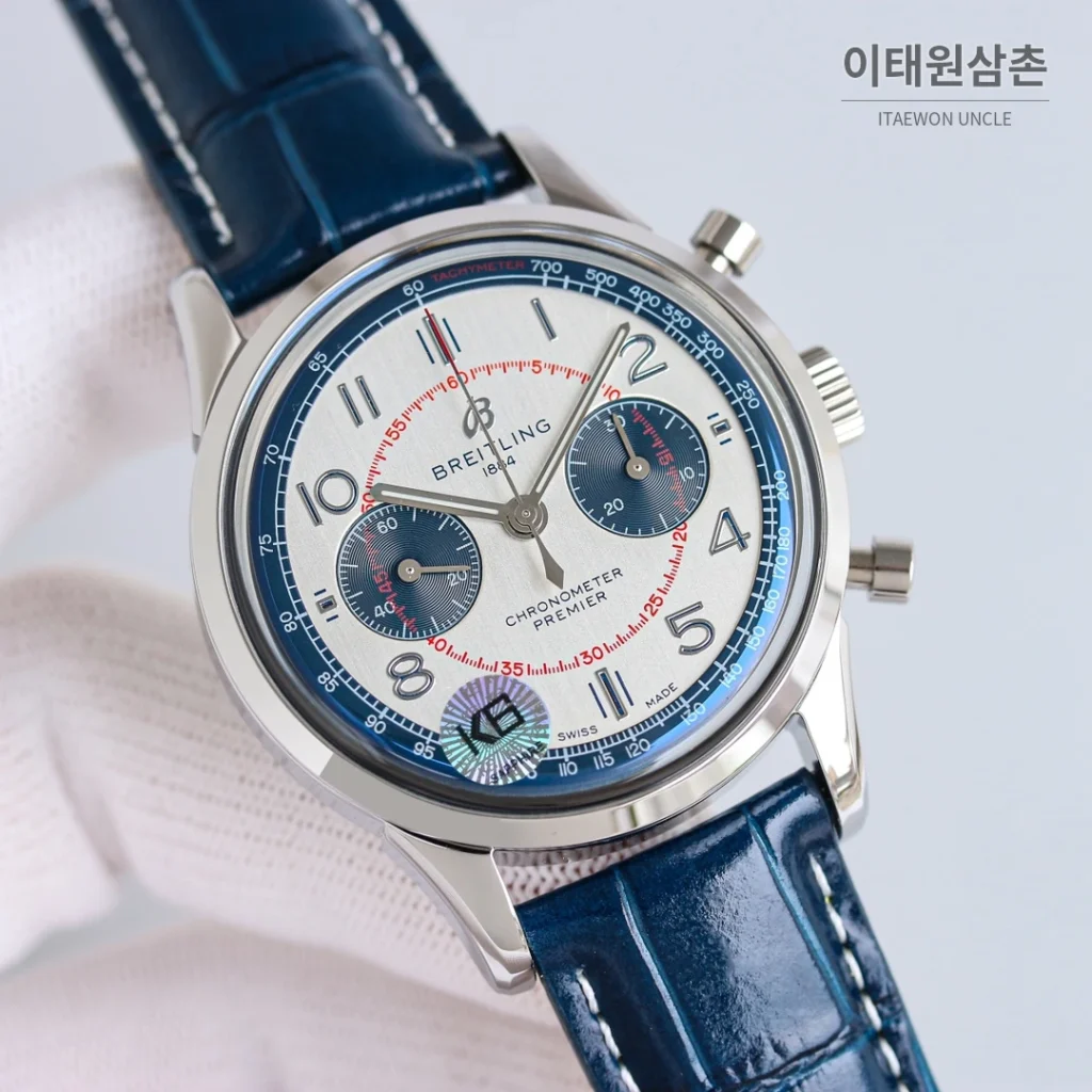 브라이틀링 프리미어 B01 스틸 크로노그래프 오토매틱 42mm