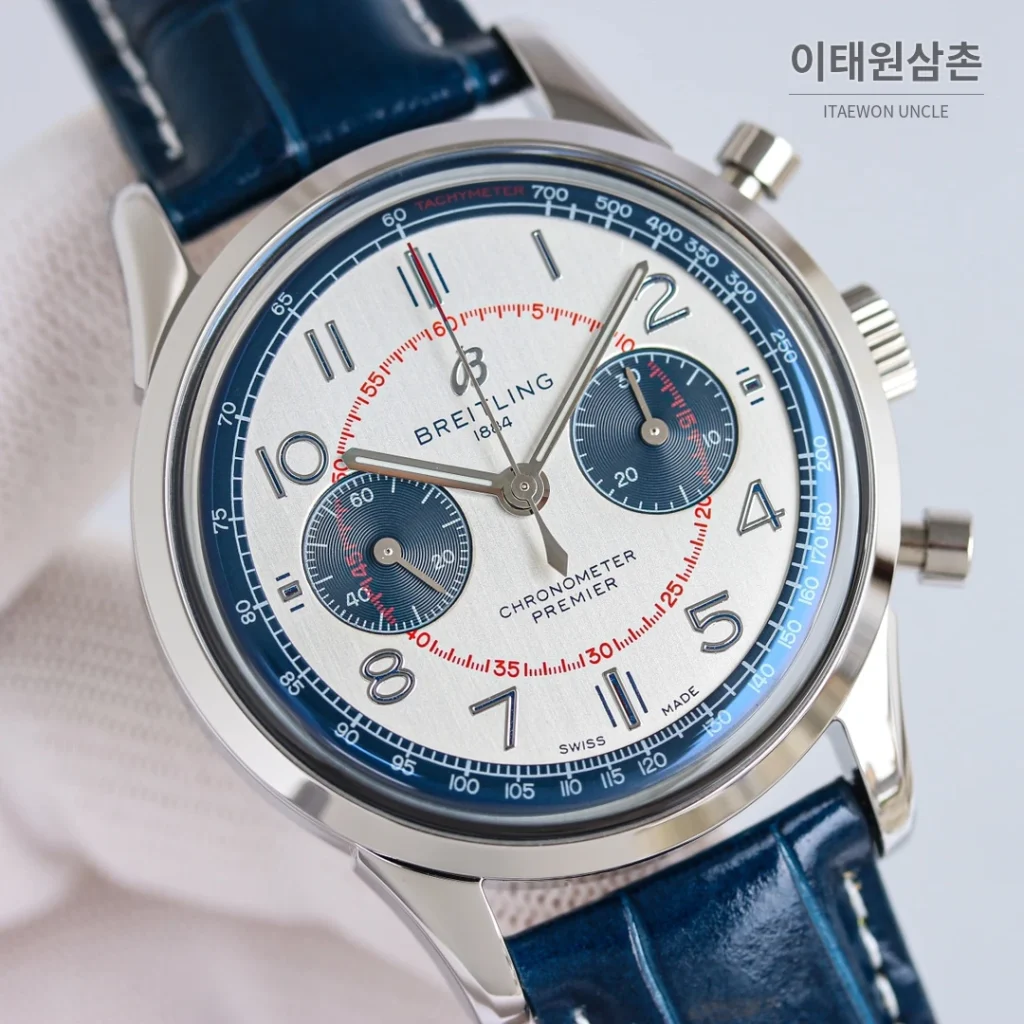 브라이틀링 프리미어 B01 스틸 크로노그래프 오토매틱 42mm