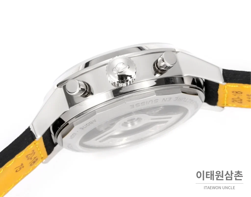 브라이틀링 트랜스오션 크로노그래프 블랙다이얼 스틸 오토매틱 41mm