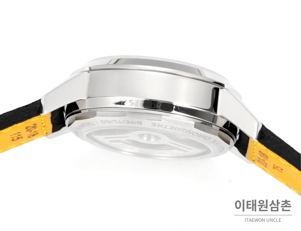 브라이틀링 트랜스오션 크로노그래프 블랙다이얼 스틸 오토매틱 41mm