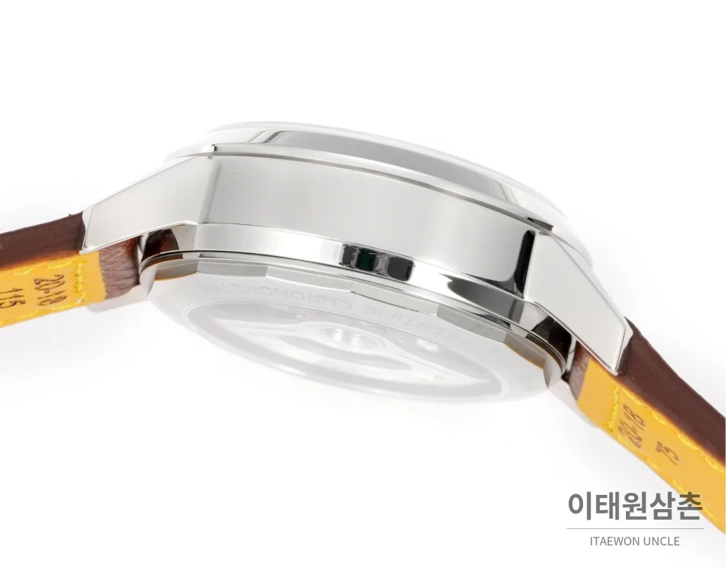 브라이틀링 트랜스오션 크로노그래프 브라운다이얼 스틸 오토매틱 41mm