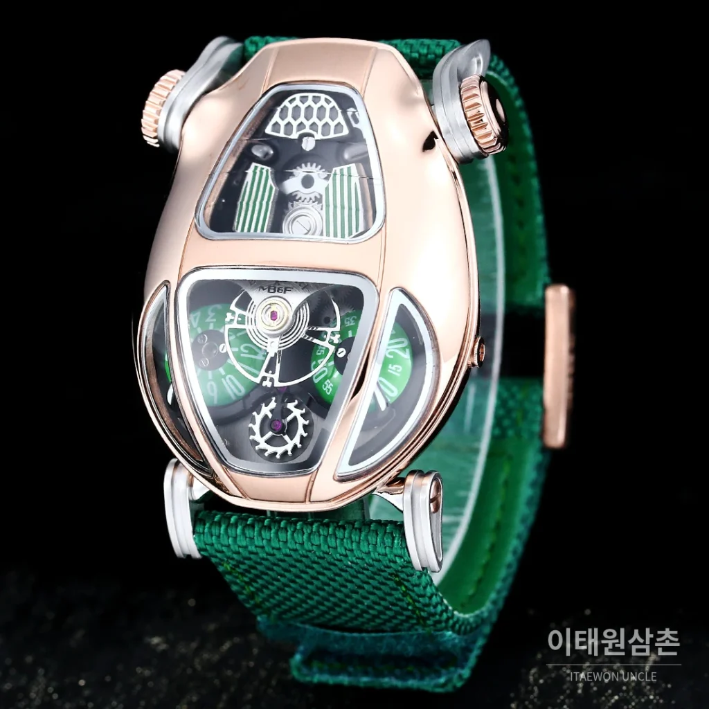 불가리 세르펜티 MB&F 티타늄 스켈레톤 매뉴얼 53mm
