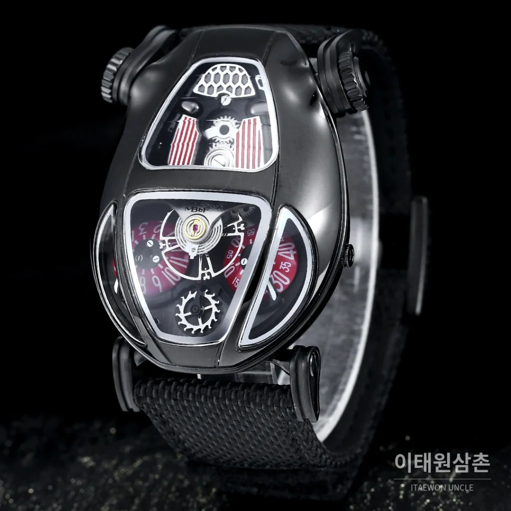 불가리 세르펜티 MB&F 티타늄 스켈레톤 매뉴얼 53mm
