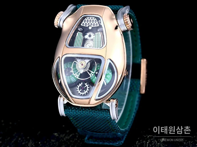 불가리 세르펜티 MB&F 티타늄 스켈레톤 매뉴얼 53mm