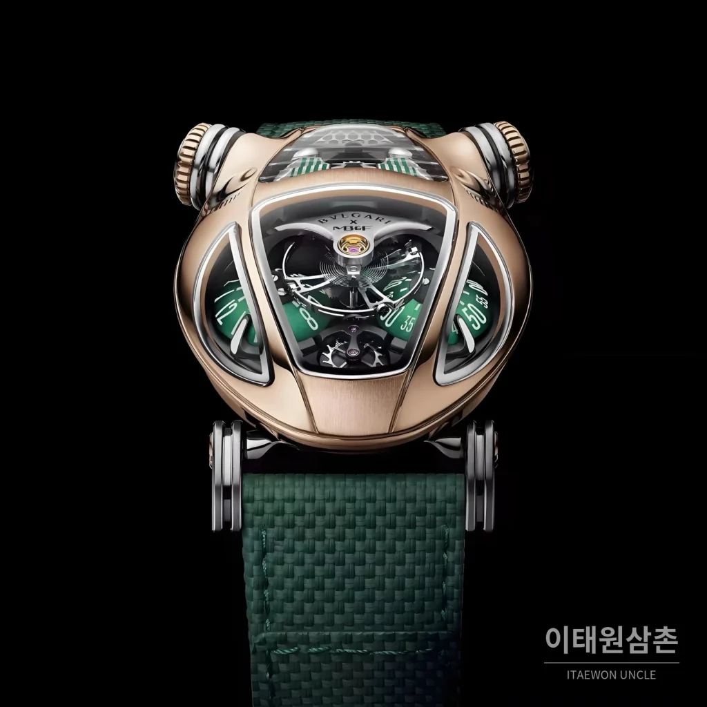 불가리 세르펜티 MB&F 티타늄 스켈레톤 매뉴얼 53mm