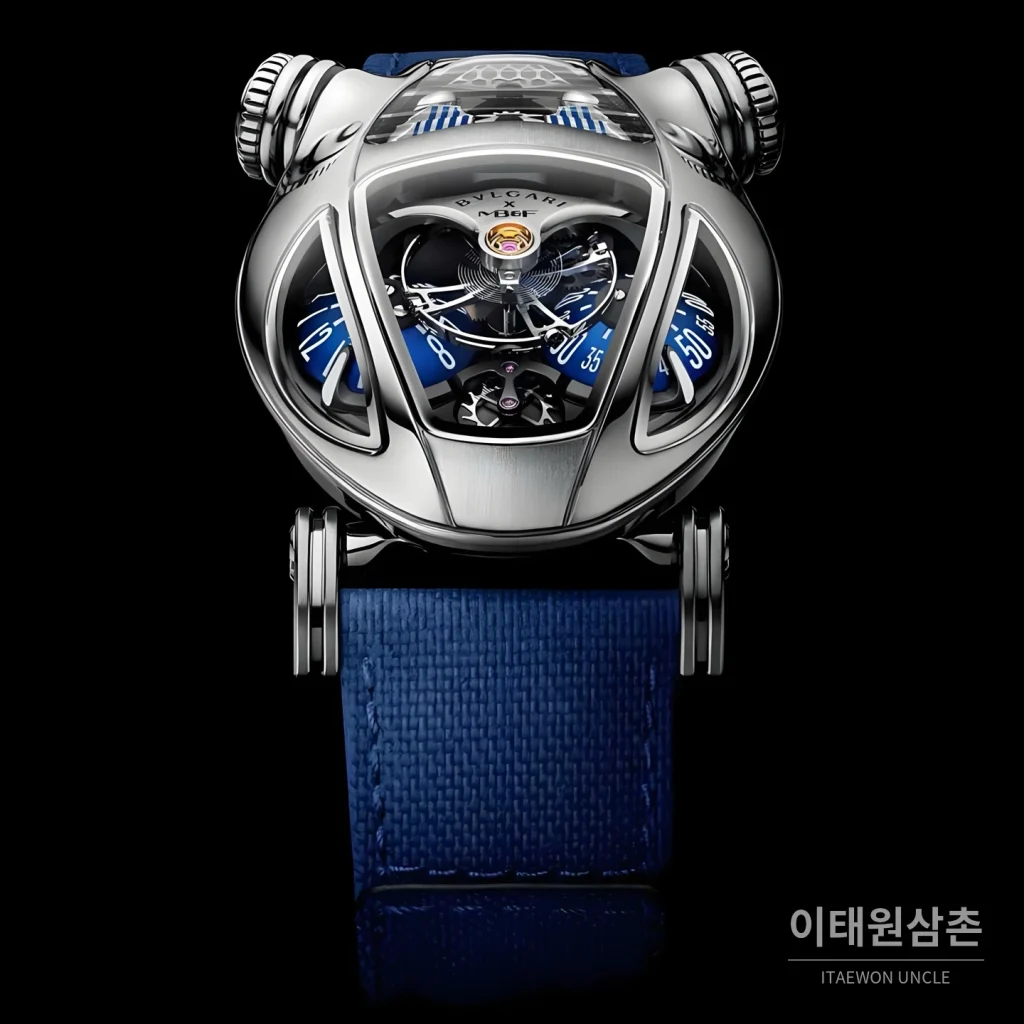 불가리 세르펜티 MB&F 티타늄 스켈레톤 매뉴얼 53mm