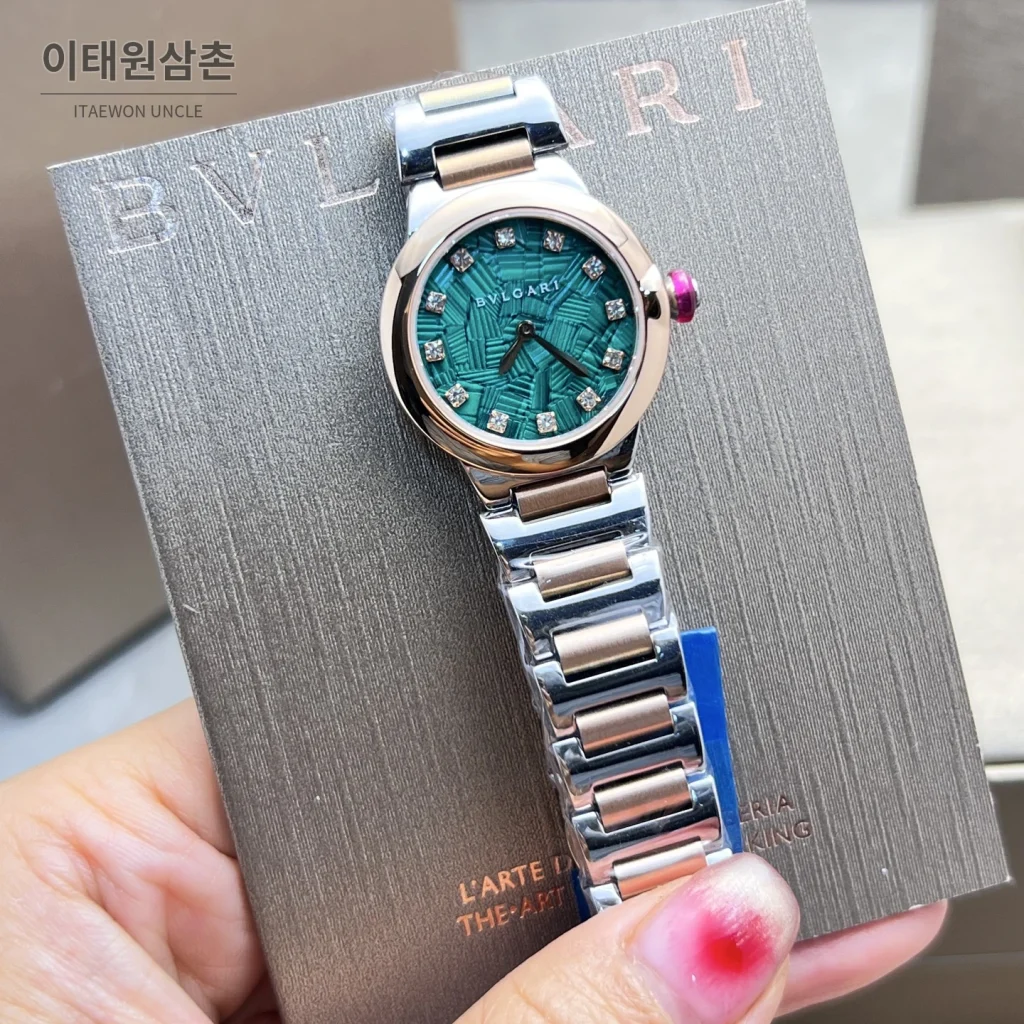 불가리 르베세아 쿼츠 28mm (2)