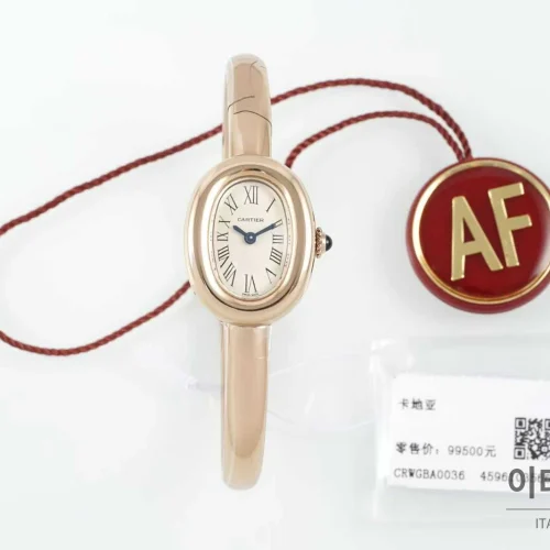 까르띠에 베누아 다이아 타원형 화이트다이얼 로만인덱스 블루핸즈 쿼츠 31.4mm (2) 까르띠에 베누아 다이아 타원형 화이트다이얼 로만인덱스 블루핸즈 쿼츠 31.4mm 로즈골드 브레이슬릿