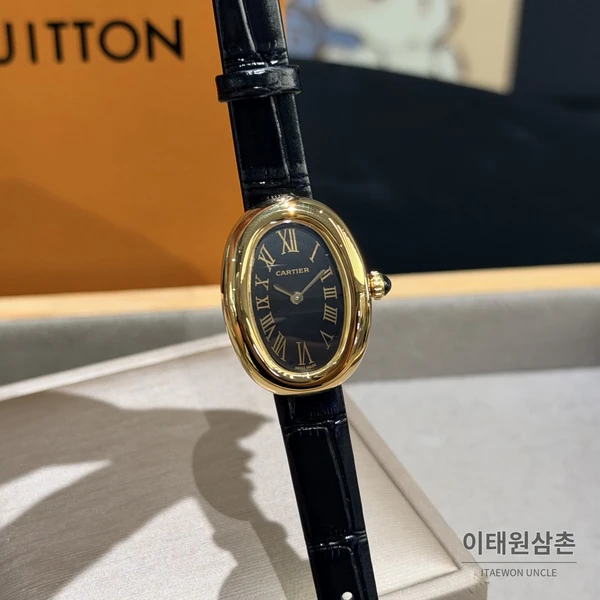 까르띠에 베누아 옐로우골드톤 실버다이얼 여성 시계 32mm 까르띠에 베누아 옐로우골드톤 실버다이얼 여성 시계 32mm