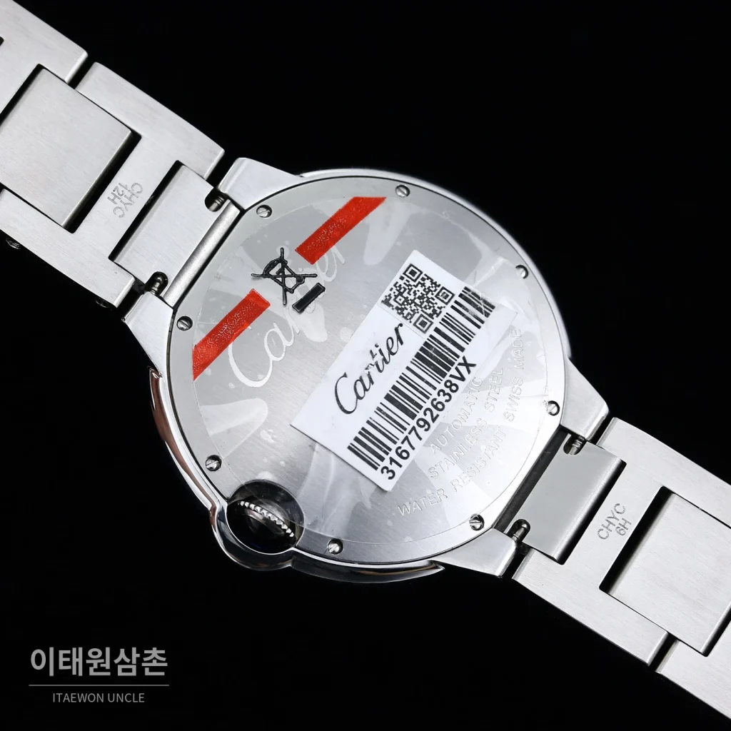 까르띠에 발롱블루 드 까르띠에 투르비용 로마다이얼 오토매틱 42mm 스틸 브레이슬릿