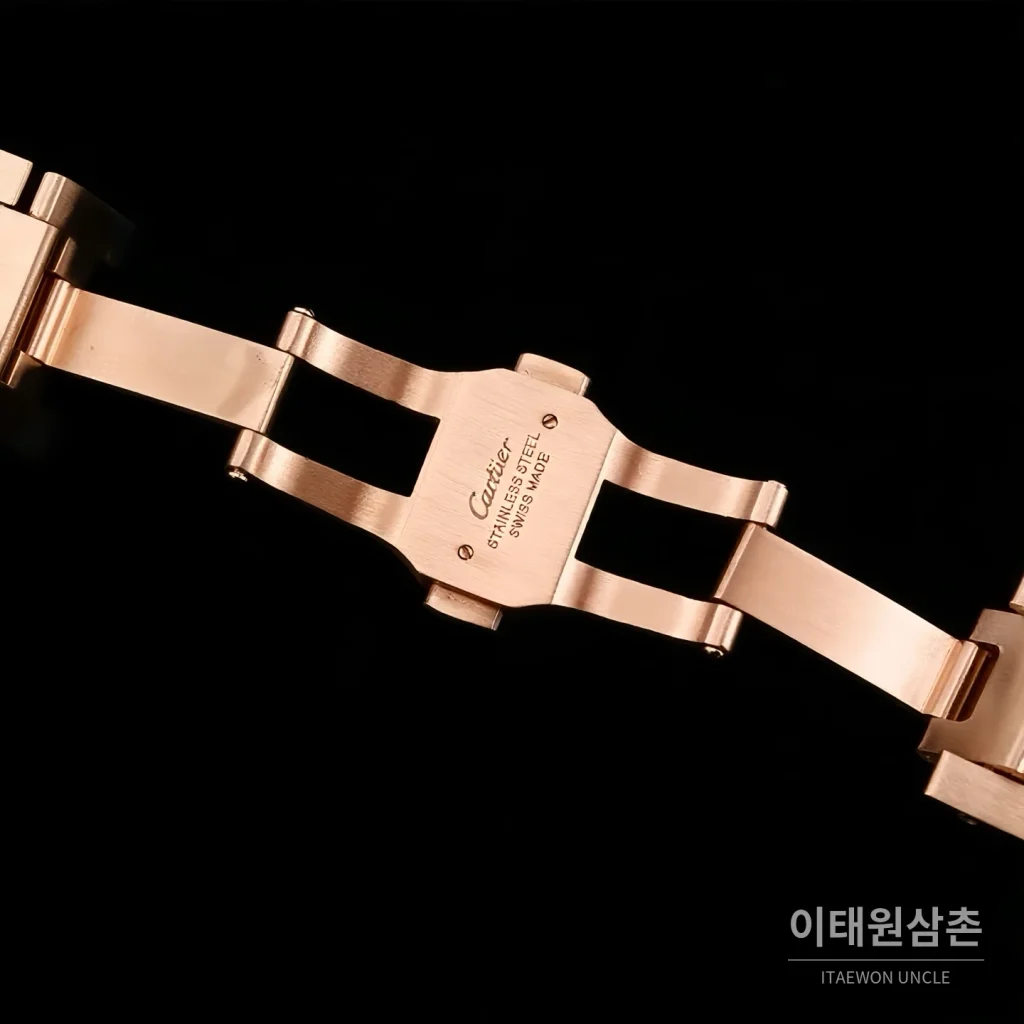 까르띠에 발롱블루 드 까르띠에 투르비용 로마다이얼 오토매틱 42mm 골드 브레이슬릿
