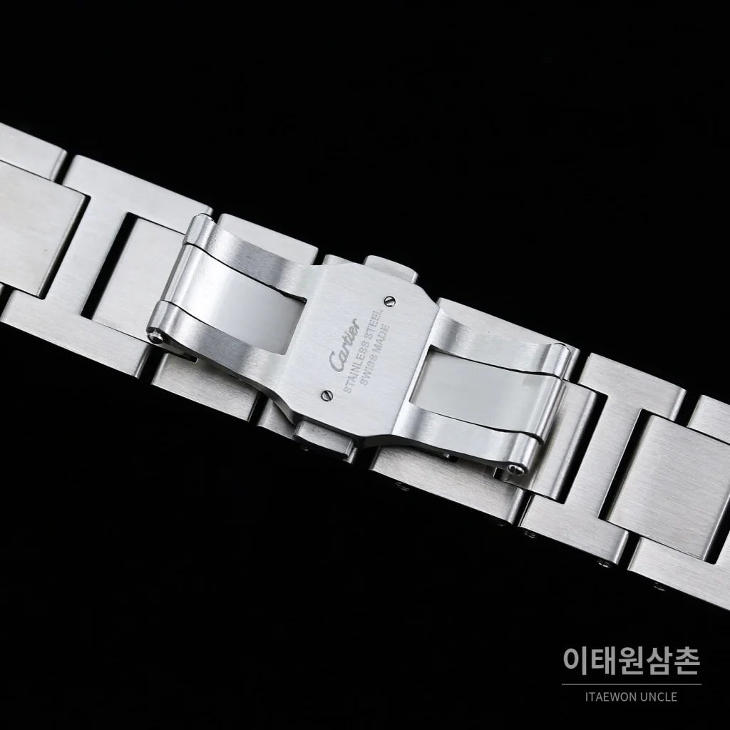 까르띠에 발롱블루 드 까르띠에 투르비용 로마다이얼 오토매틱 42mm 스틸 브레이슬릿