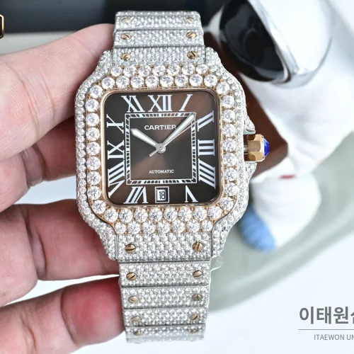 까르띠에 발롱블루 모아사나이트 풀파베 오토매틱 42mm 실버 (2) 까르띠에 발롱블루 모아사나이트 풀파베 오토매틱 42mm 실버 (2)