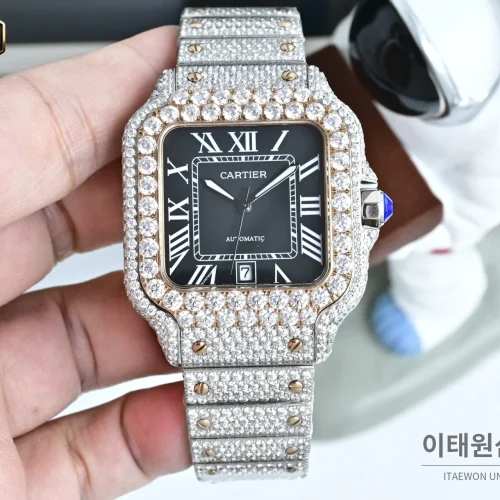 까르띠에 발롱블루 모아사나이트 풀파베 오토매틱 42mm 실버 까르띠에 발롱블루 모아사나이트 풀파베 오토매틱 42mm 실버