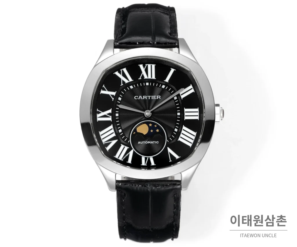 까르띠에 드라이브 드 까르띠에 오토매틱 블랙 다이얼