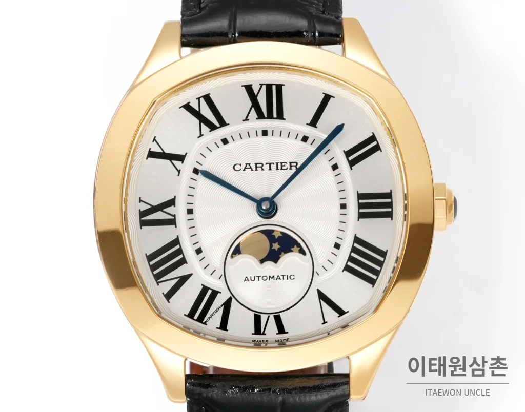 까르띠에 드라이브 드 까르띠에 오토매틱 화이트 다이얼