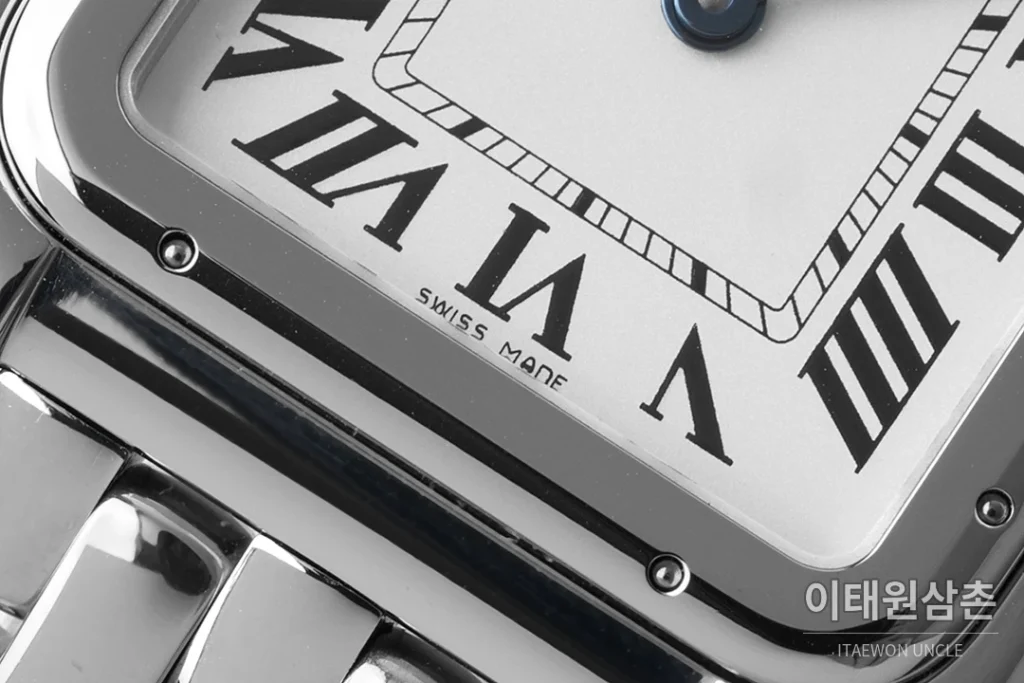 까르띠에 팬더 스틸 실버다이얼 쿼츠 워치 37mm 스틸 브레이슬릿