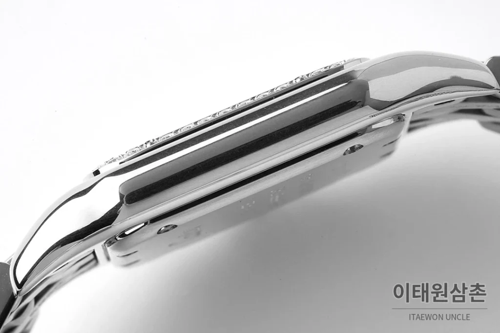 까르띠에 팬더 스틸 쥬얼 실버다이얼 쿼츠 워치 37mm 스틸 브레이슬릿