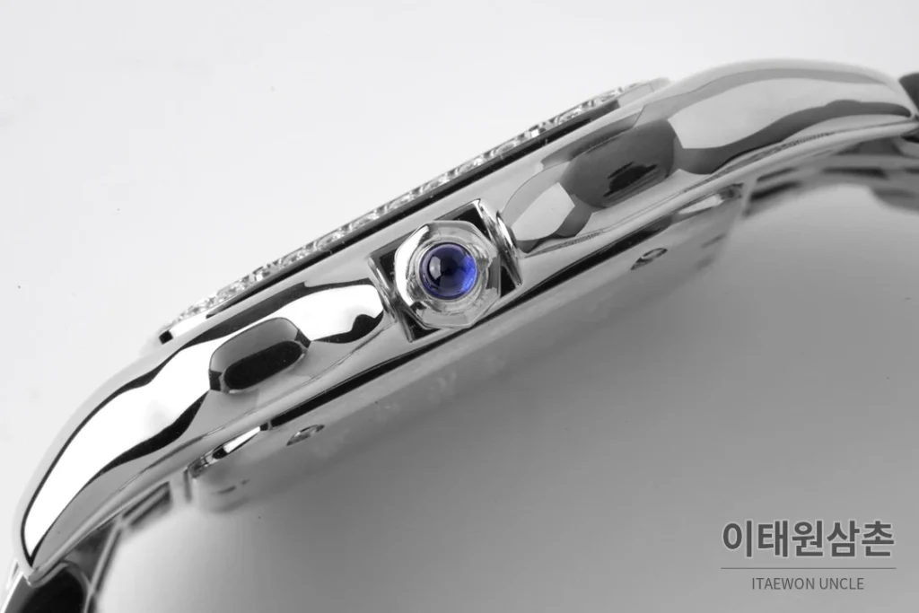 까르띠에 팬더 스틸 쥬얼 실버다이얼 쿼츠 워치 37mm 스틸 브레이슬릿