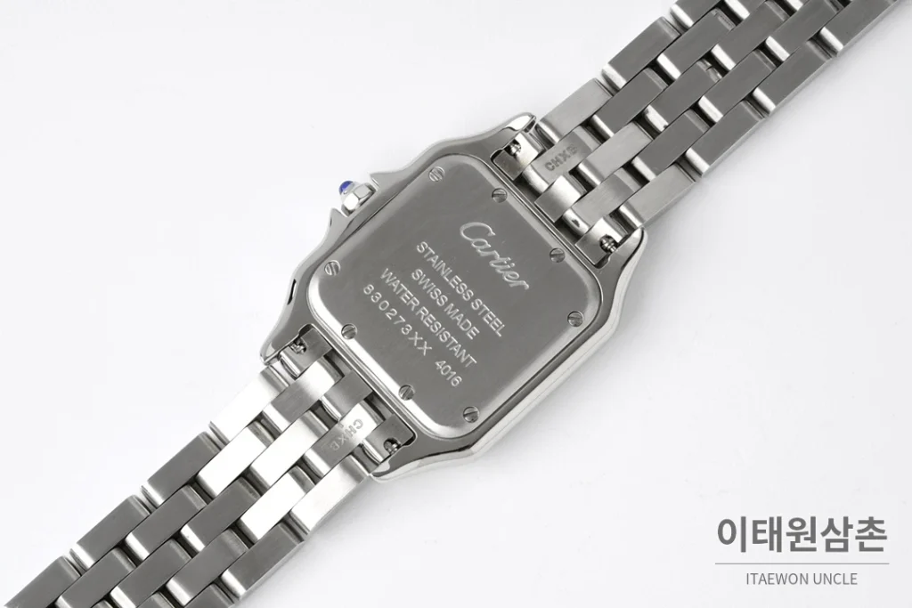 까르띠에 팬더 스틸 실버다이얼 쿼츠 워치 37mm 스틸 브레이슬릿