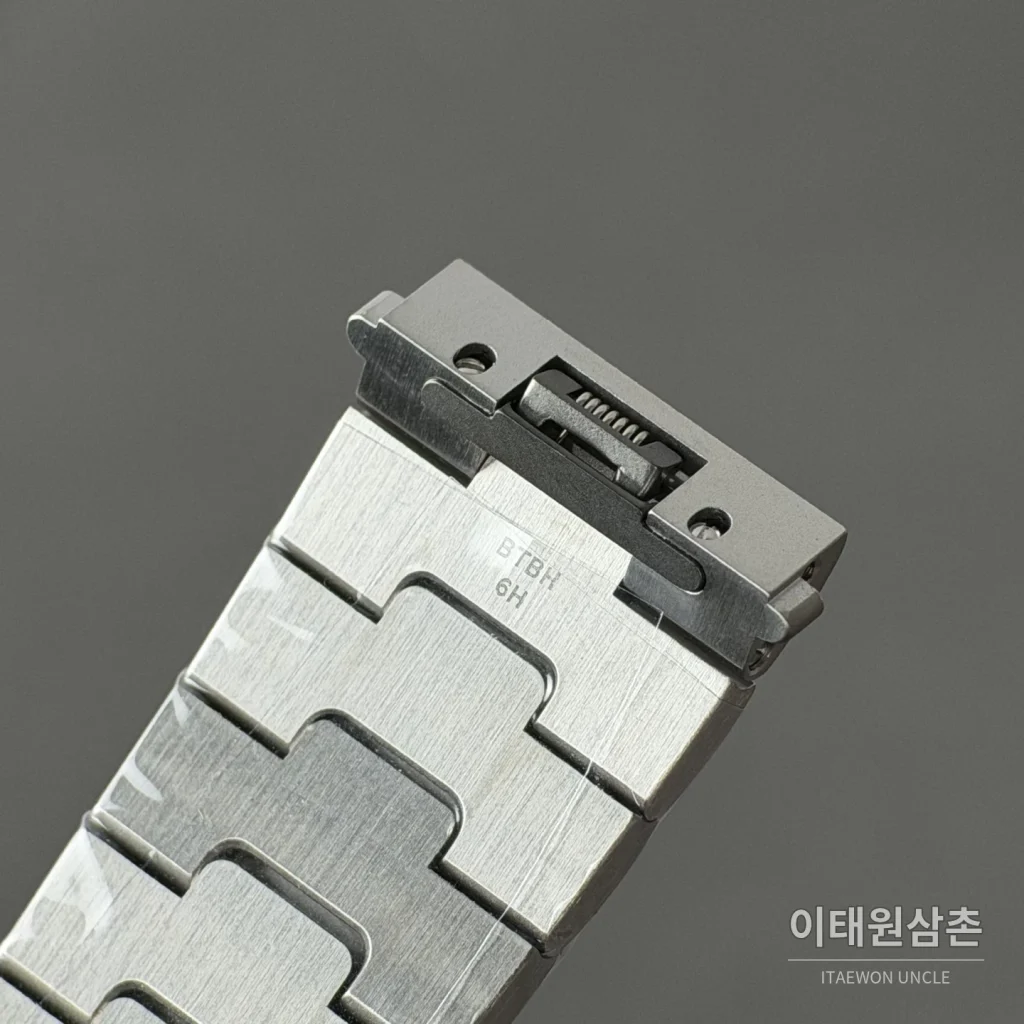 까르띠에 산토스 오토매틱 스켈레톤 다이얼 스틸 브레이슬릿 (2)