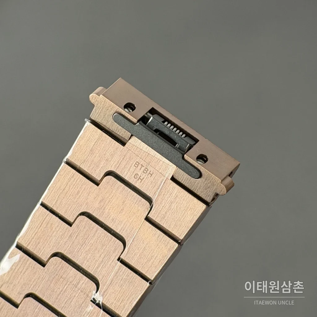 까르띠에 산토스 오토매틱 스켈레톤 다이얼 로즈골드 브레이슬릿 로즈골드 베젤